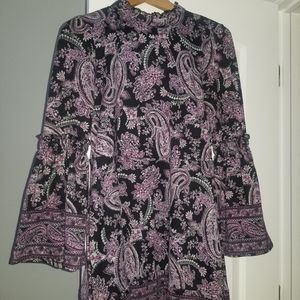 Paisley patterned dress